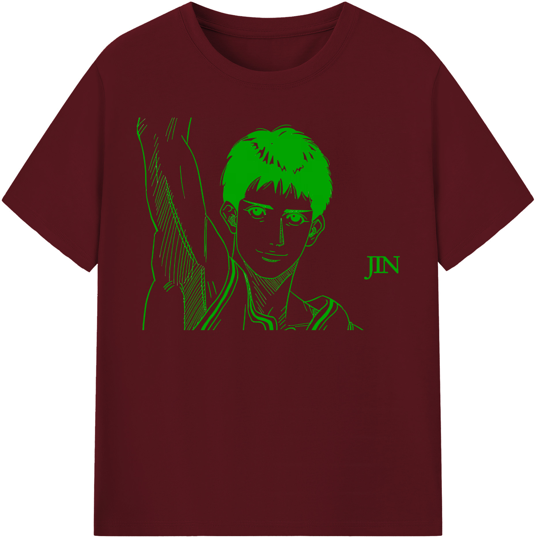 SLAM DUNK／スラムダンク 綿100％半袖Tシャツ（フロントプリント）